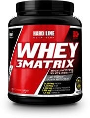 Hardline Whey 3 Matrix 908 Gr Çilek - Shaker