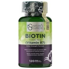 Nature's Supreme Biotin 5000 Mcg 120 Kapsül