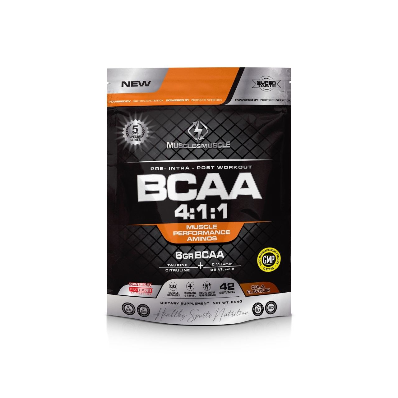 Muscle & Muscle Bcaa 4:1:1 294 Gr