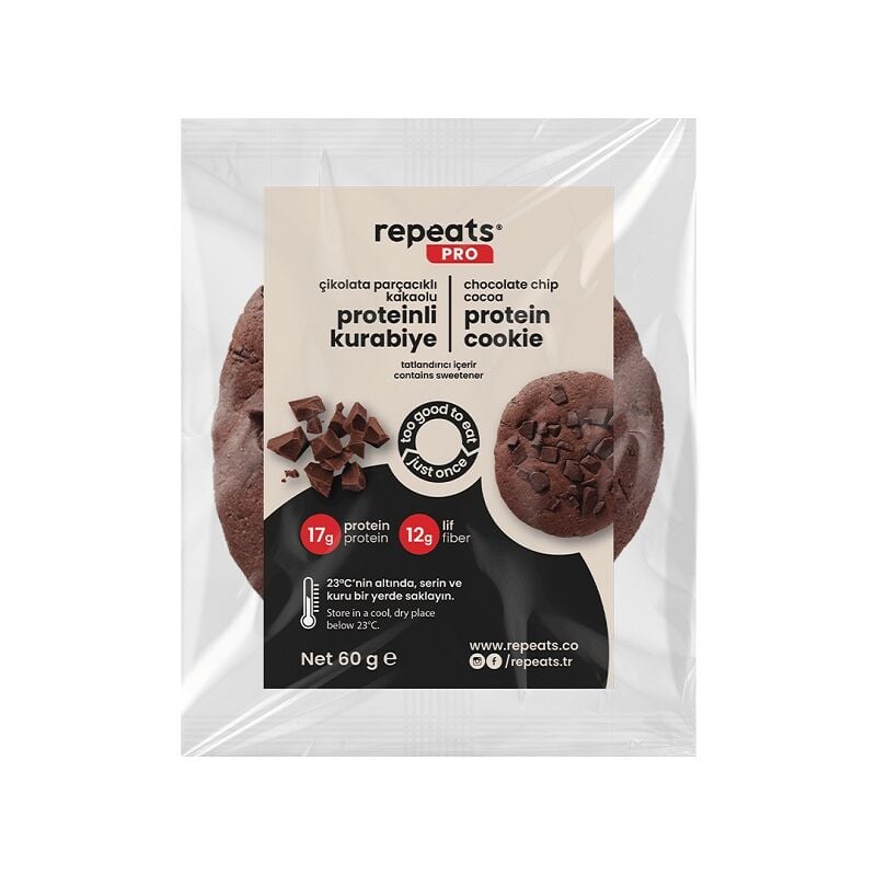 Repeats PRO Yüksek Proteinli Kurabiye 60 Gr